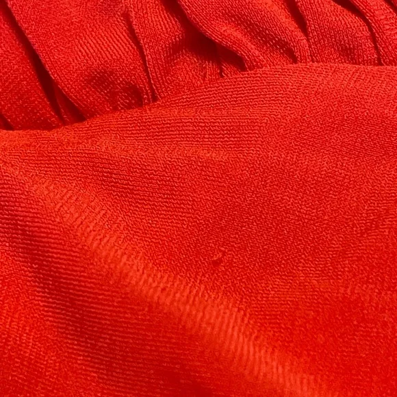 BCBG Maxazria Dress Size XS Lou Dress Poppy. NWT Open Back Ruched - Picture 5 of 12